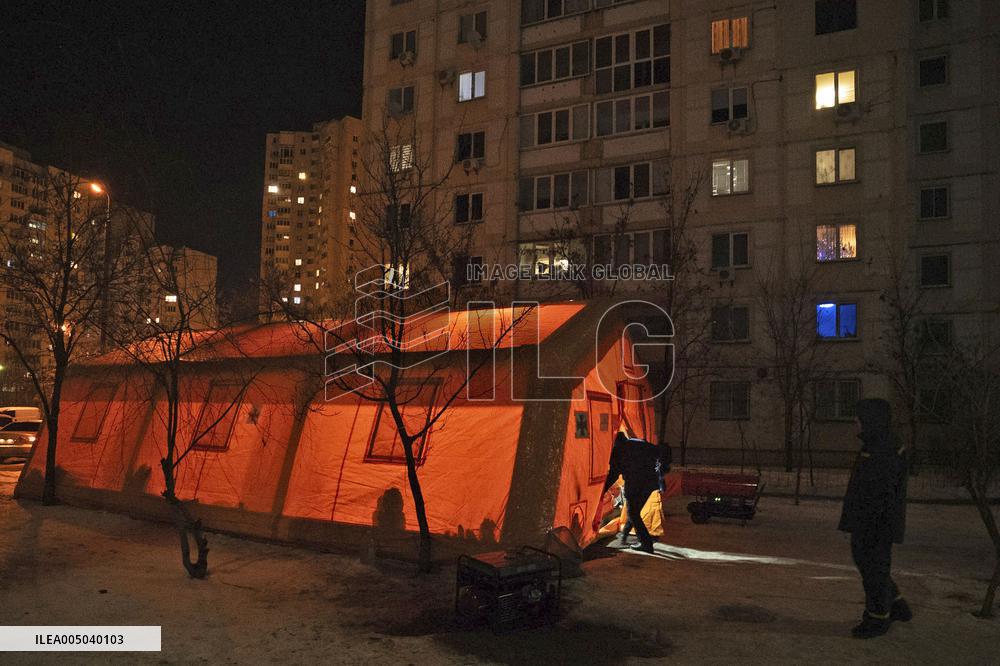 Power outage in Kyiv