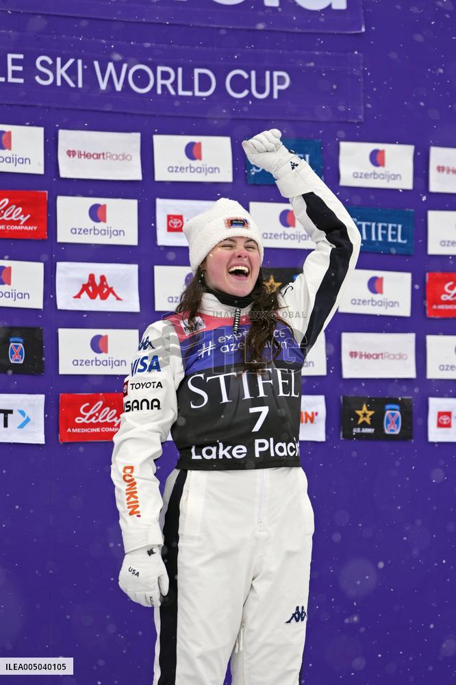 Freestyle skiing aerials: World Cup event in Lake Placid