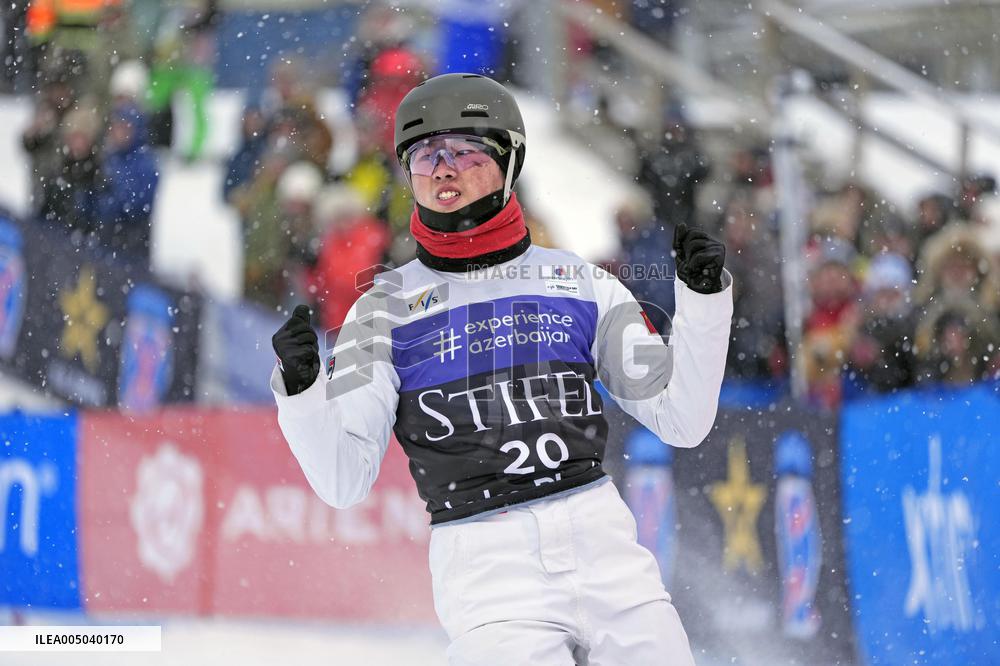 Freestyle skiing aerials: World Cup event in Lake Placid