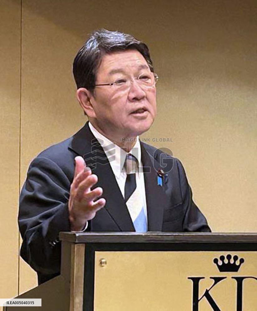 Japan foreign minister in Israel