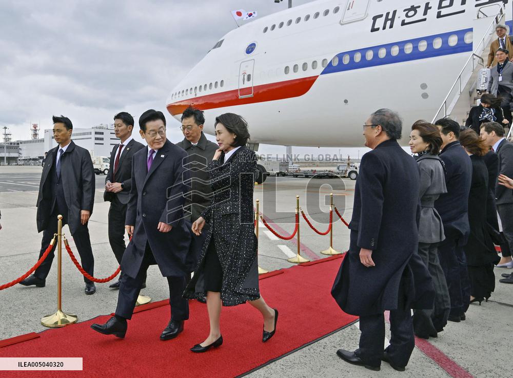 S. Korean President Lee in Japan
