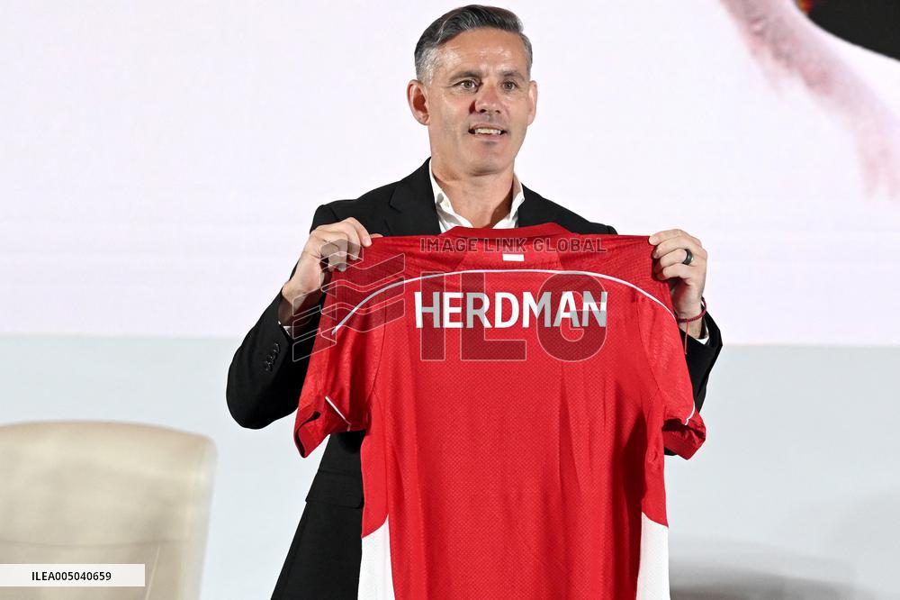 Introducing John Herdman as New Coach of The Indonesian Team - Jakarta