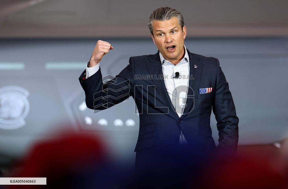 Defense Secretary Speaks at Lockheed Martin Facility - Fort Worth