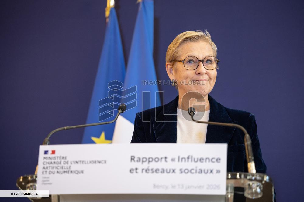 Submission of the report "Influence and Social Networks" to the government - Paris AJ