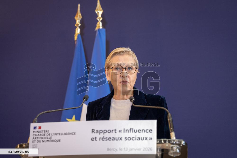 Submission of the report "Influence and Social Networks" to the government - Paris AJ