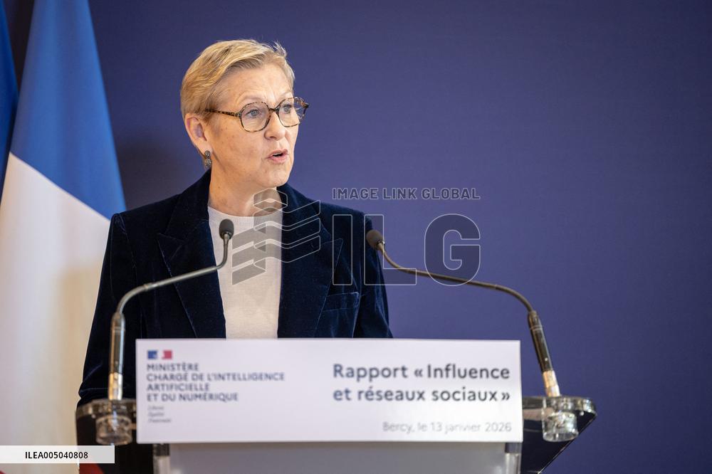 Submission of the report "Influence and Social Networks" to the government - Paris AJ