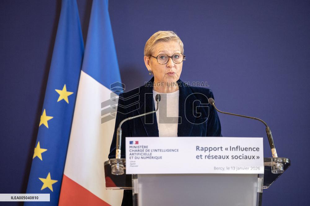 Submission of the report "Influence and Social Networks" to the government - Paris AJ