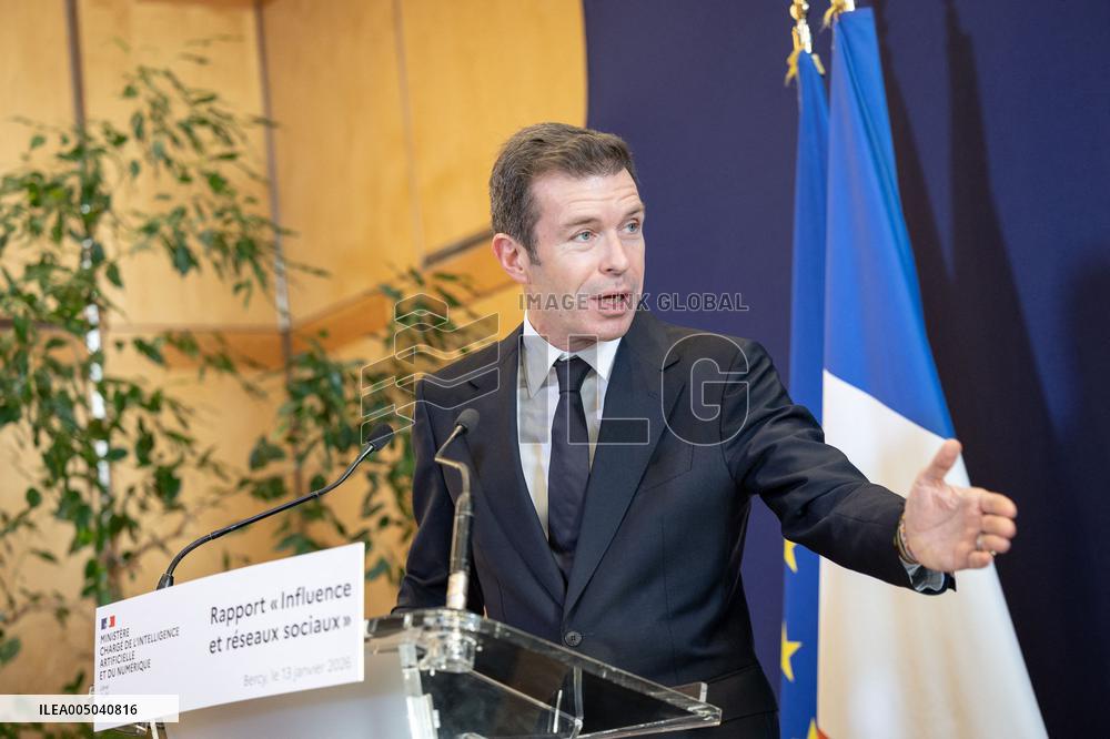 Submission of the report "Influence and Social Networks" to the government - Paris AJ