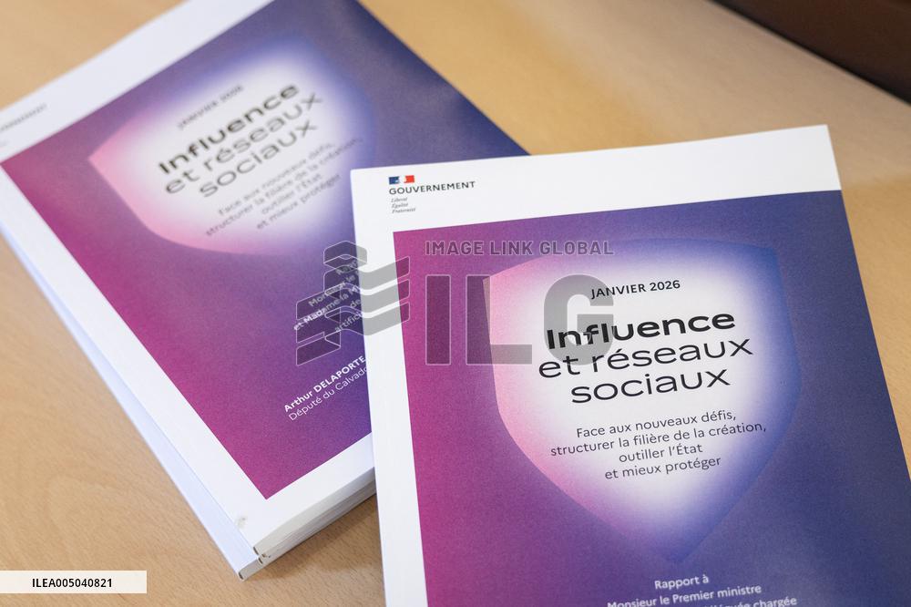 Submission of the report "Influence and Social Networks" to the government - Paris AJ