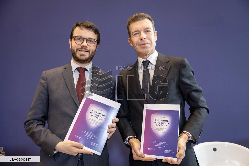 Submission of the report "Influence and Social Networks" to the government - Paris AJ