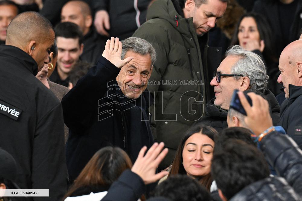 Celebs At PSG vs Paris FC Match - Paris