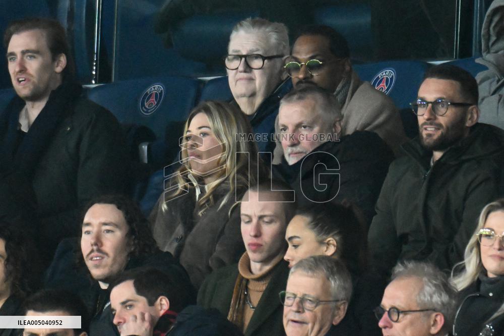 Celebs At PSG vs Paris FC Match - Paris