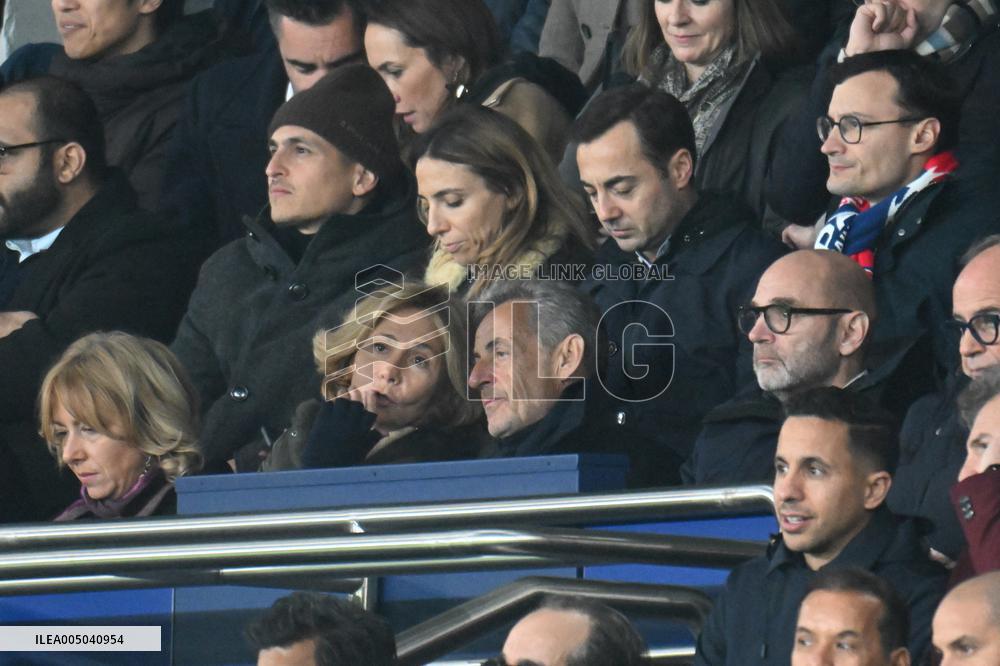 Celebs At PSG vs Paris FC Match - Paris