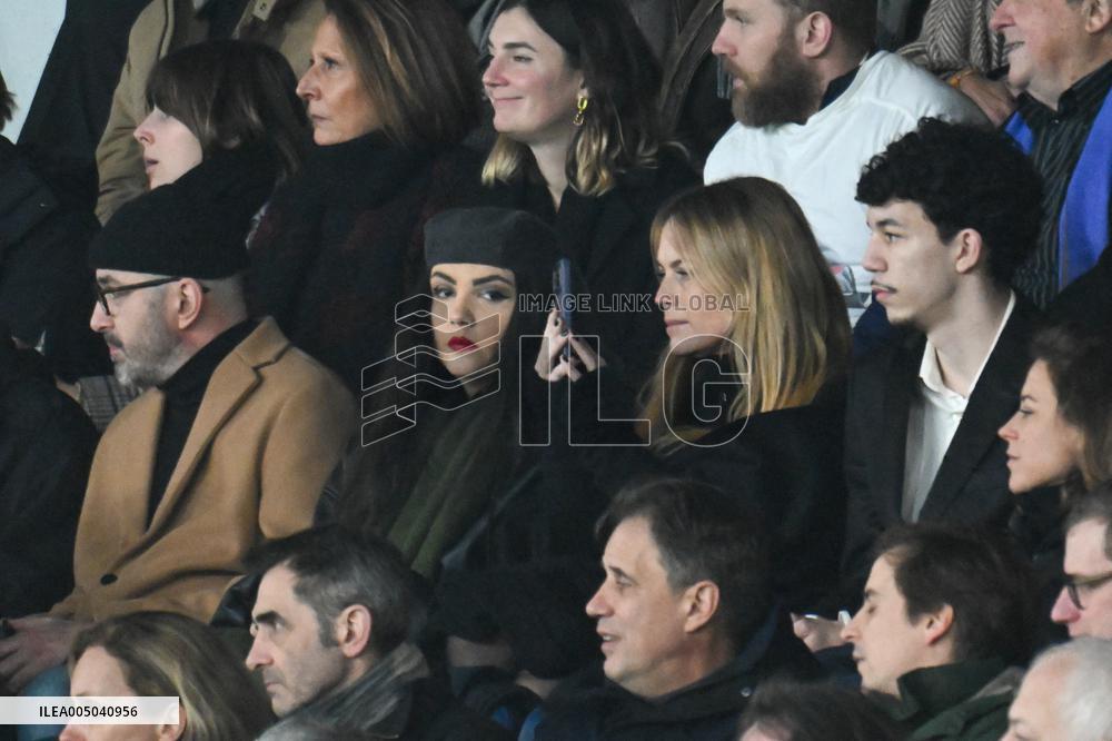 Celebs At PSG vs Paris FC Match - Paris