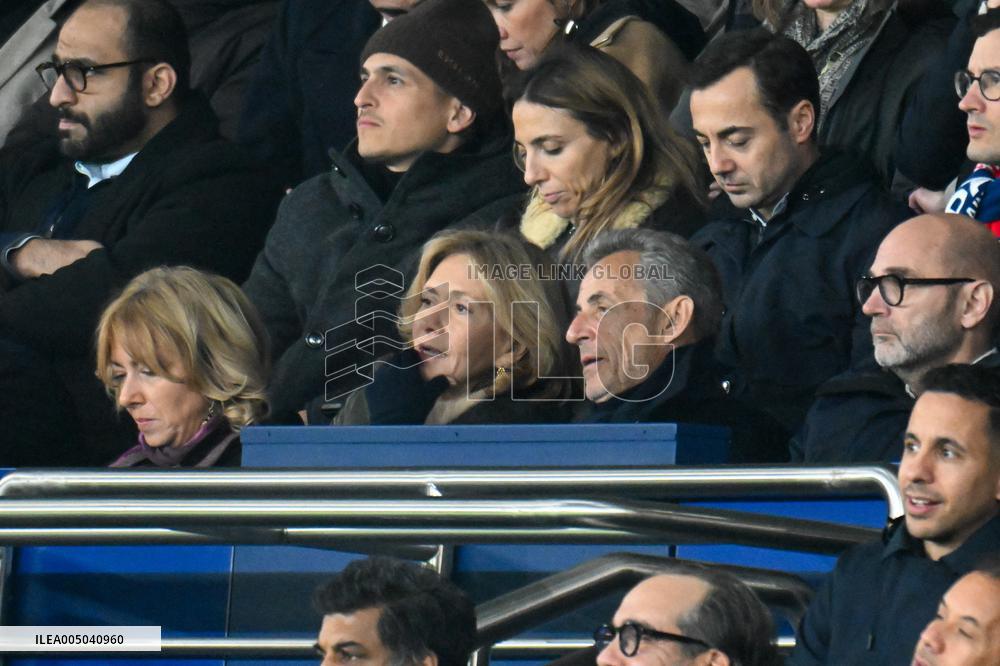 Celebs At PSG vs Paris FC Match - Paris