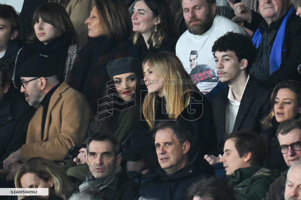 Celebs At PSG vs Paris FC Match - Paris