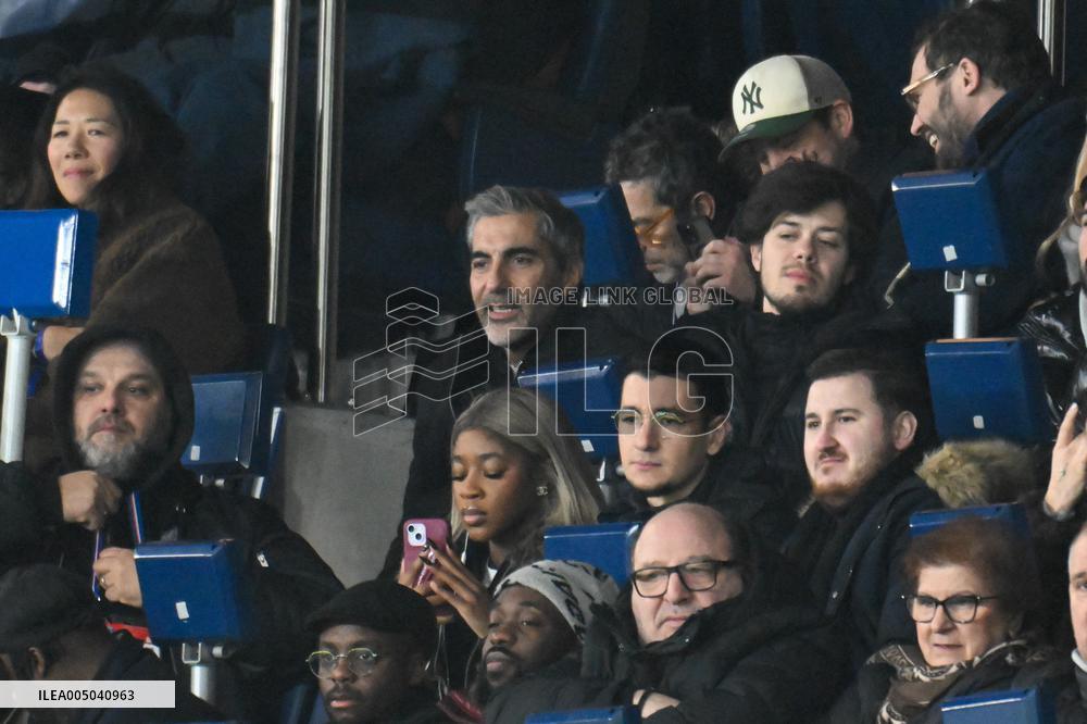 Celebs At PSG vs Paris FC Match - Paris