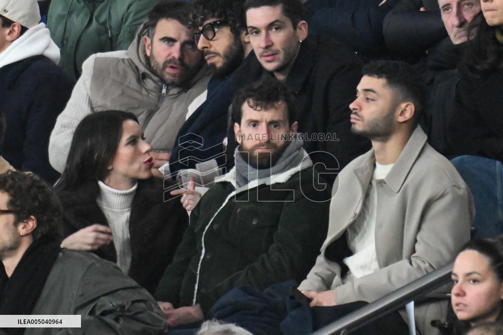 Celebs At PSG vs Paris FC Match - Paris