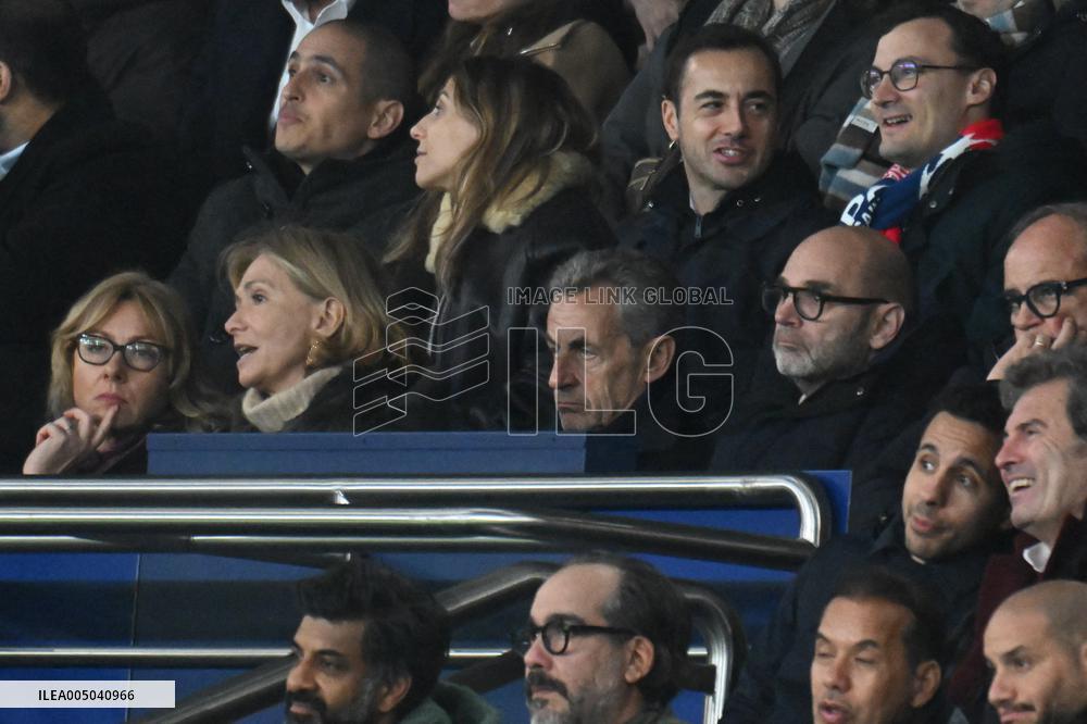 Celebs At PSG vs Paris FC Match - Paris