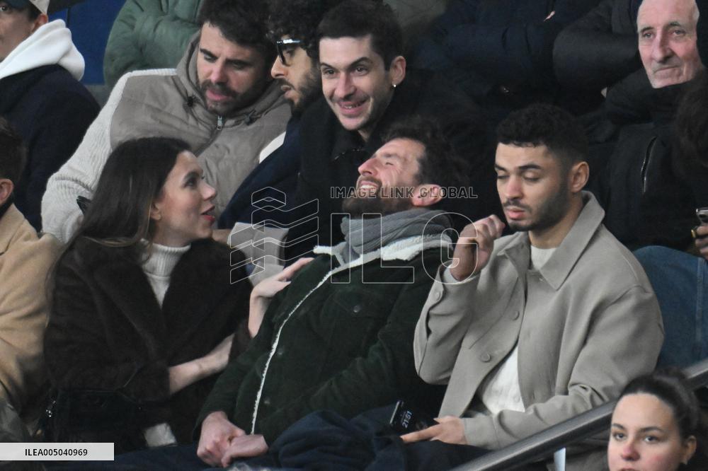Celebs At PSG vs Paris FC Match - Paris