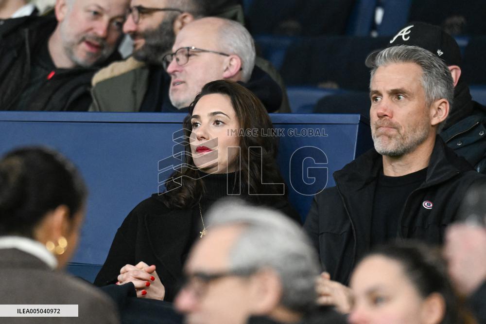 Celebs At PSG vs Paris FC Match - Paris