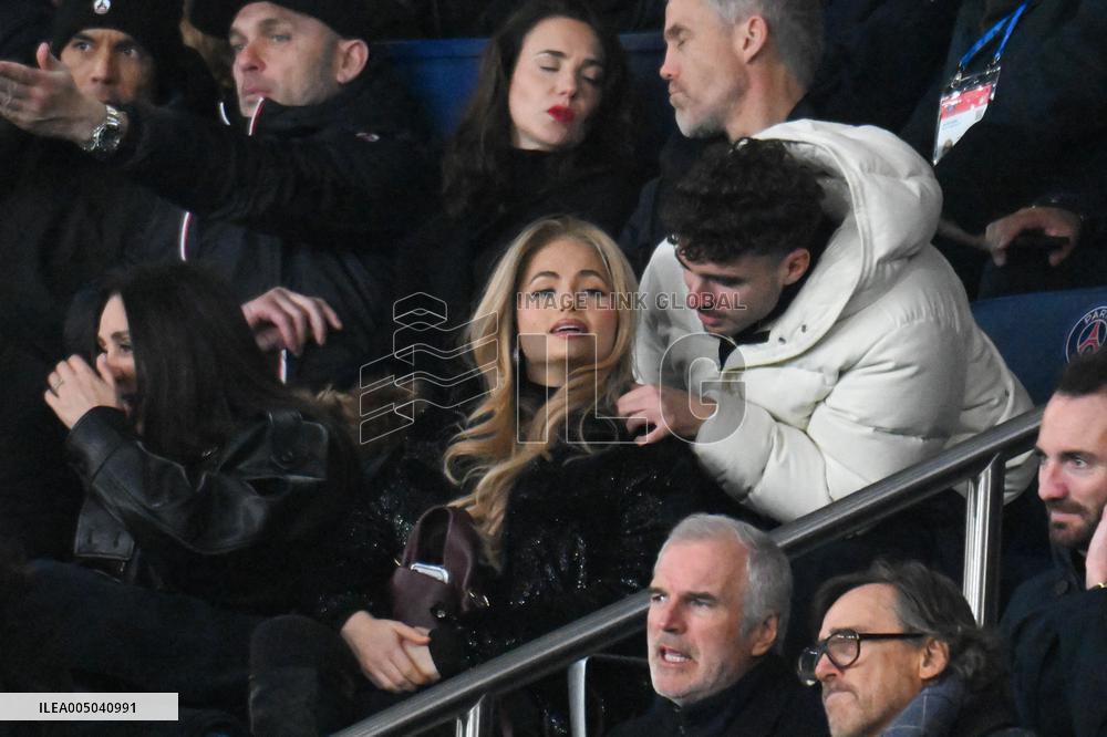 Celebs At PSG vs Paris FC Match - Paris