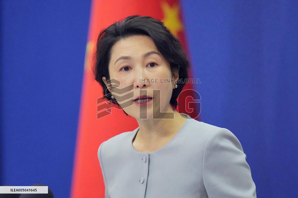 Chinese Foreign Ministry spokeswoman Mao Ning