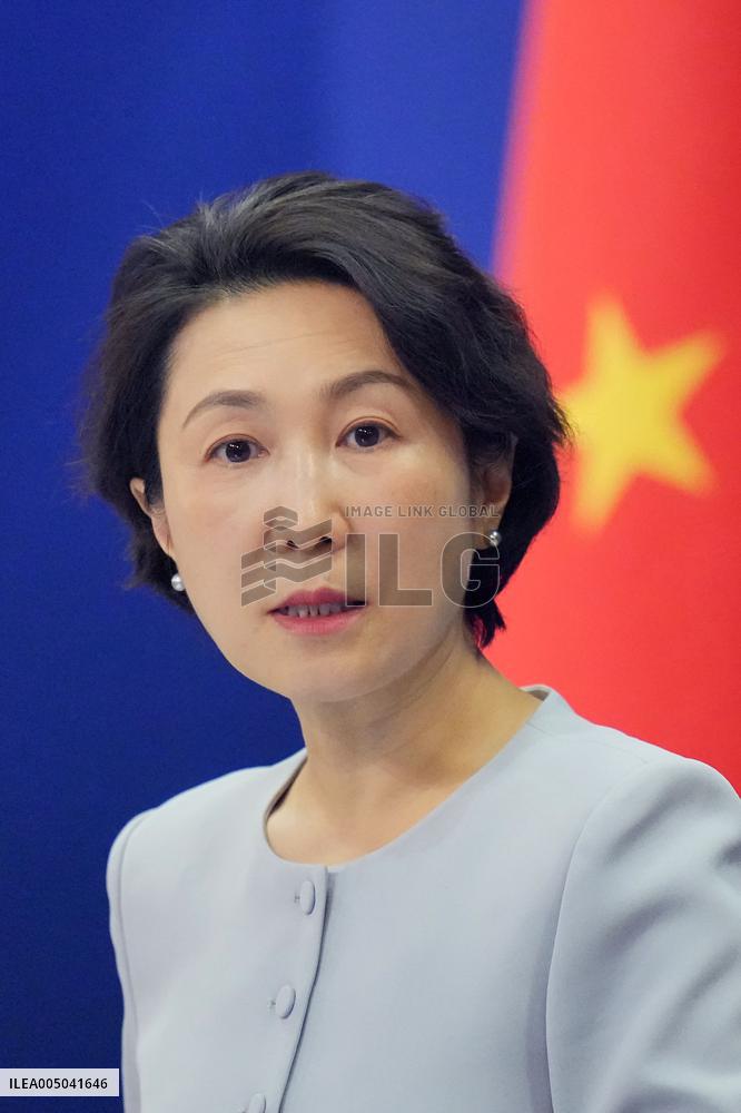 Chinese Foreign Ministry spokeswoman Mao Ning