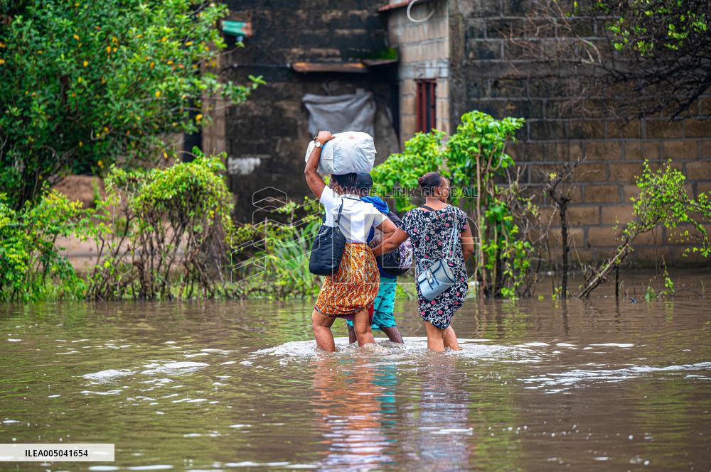 Floods During Rainy Season in Matola - Mozambique