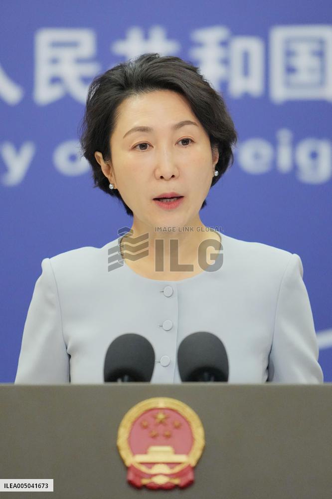 Chinese Foreign Ministry spokeswoman Mao Ning