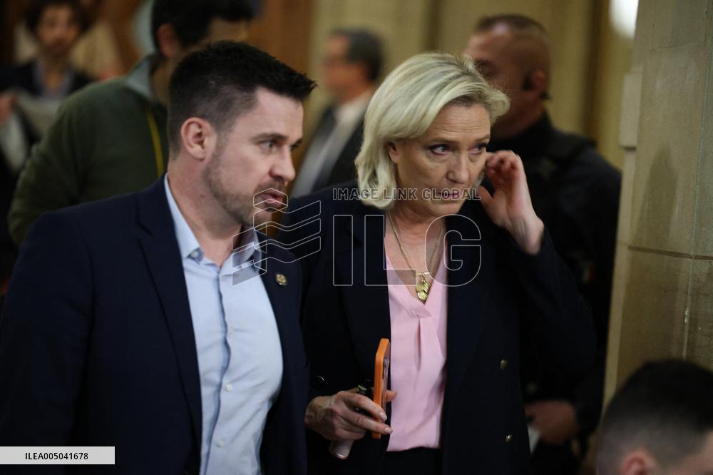 Appeal Trial of Marine Le Pen and RN’s Officials on Suspicion of Embezzlement of European Public Funds - Paris