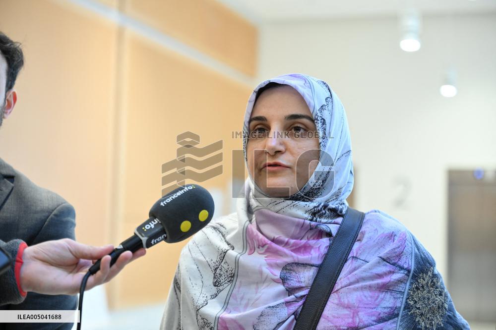 Trial on charges of promoting terrorism on social media with Mahdieh Esfandiari - Paris