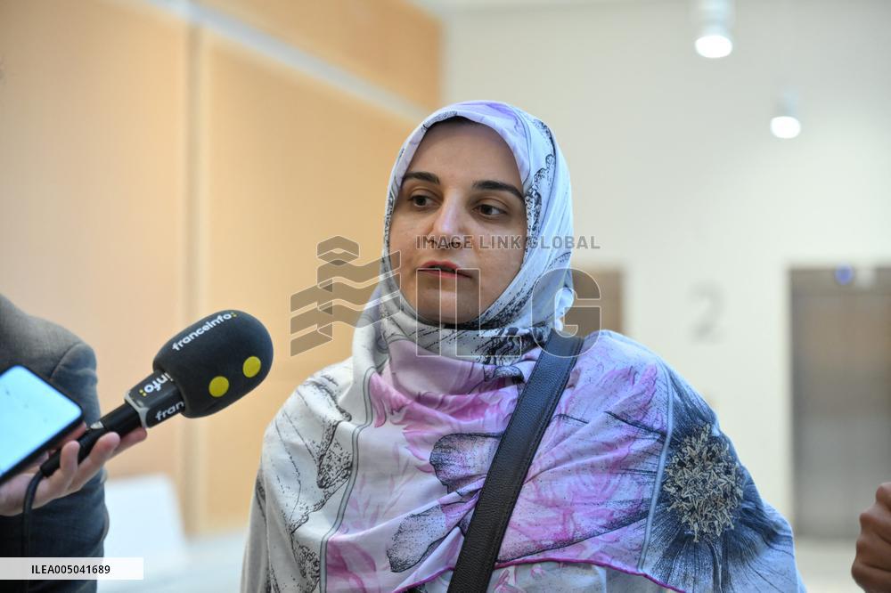 Trial on charges of promoting terrorism on social media with Mahdieh Esfandiari - Paris