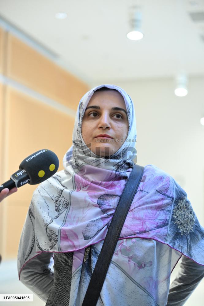 Trial on charges of promoting terrorism on social media with Mahdieh Esfandiari - Paris