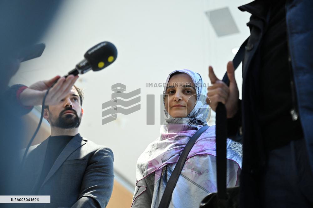 Trial on charges of promoting terrorism on social media with Mahdieh Esfandiari - Paris