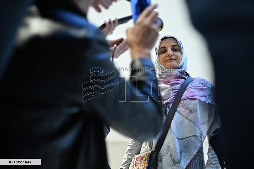 Trial on charges of promoting terrorism on social media with Mahdieh Esfandiari - Paris