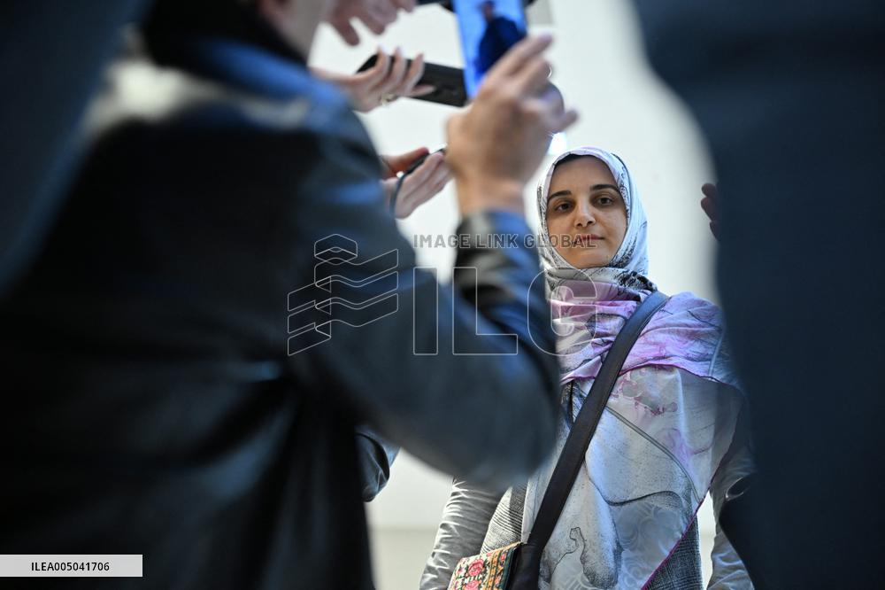 Trial on charges of promoting terrorism on social media with Mahdieh Esfandiari - Paris