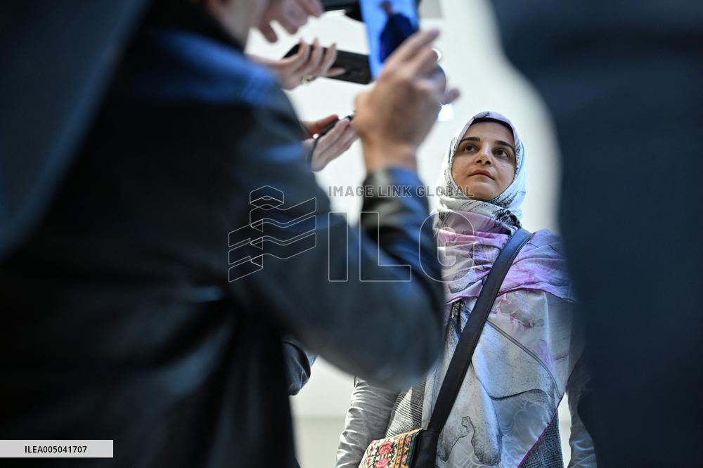 Trial on charges of promoting terrorism on social media with Mahdieh Esfandiari - Paris