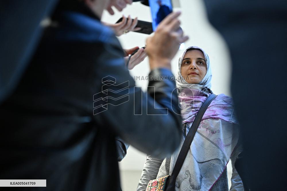 Trial on charges of promoting terrorism on social media with Mahdieh Esfandiari - Paris