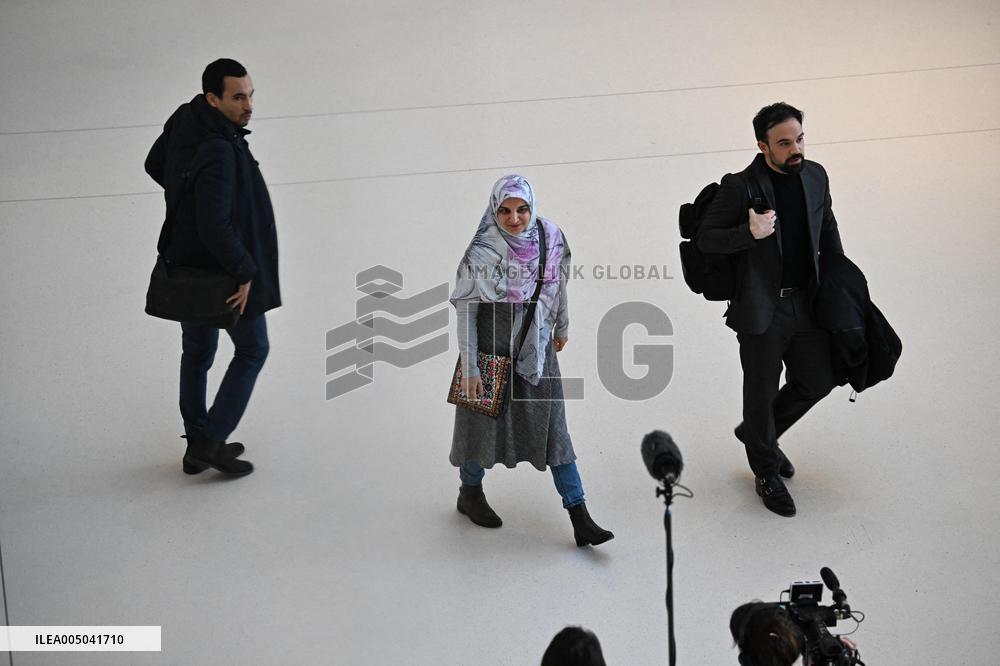 Trial on charges of promoting terrorism on social media with Mahdieh Esfandiari - Paris