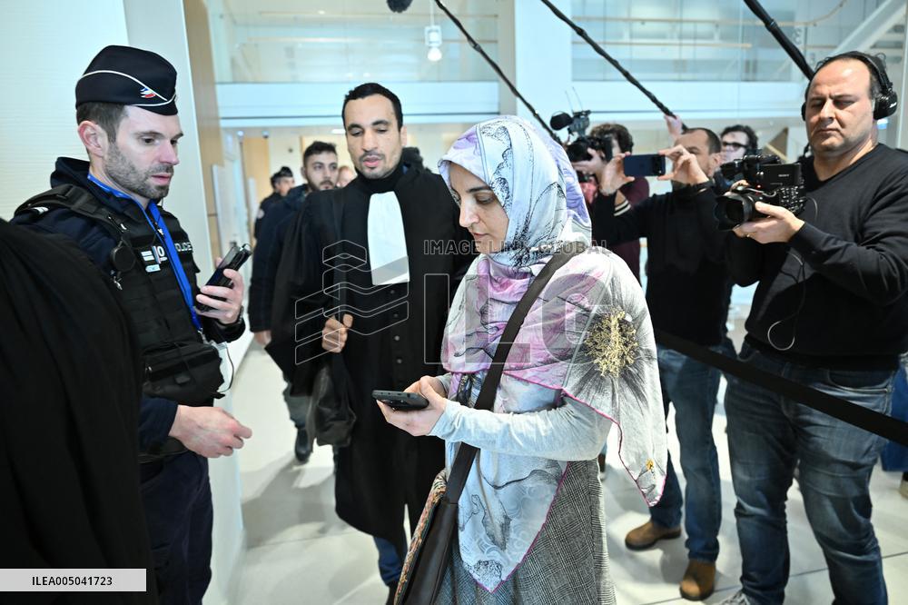 Trial on charges of promoting terrorism on social media with Mahdieh Esfandiari - Paris