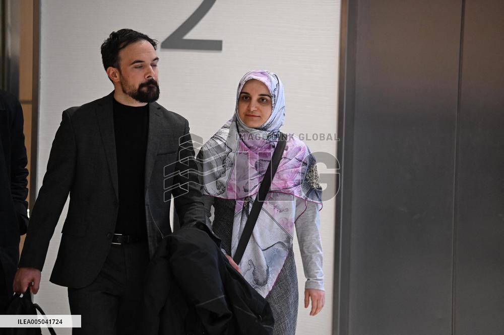 Trial on charges of promoting terrorism on social media with Mahdieh Esfandiari - Paris
