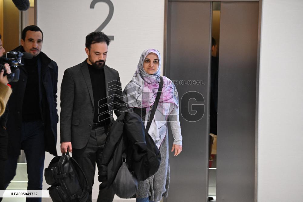 Trial on charges of promoting terrorism on social media with Mahdieh Esfandiari - Paris