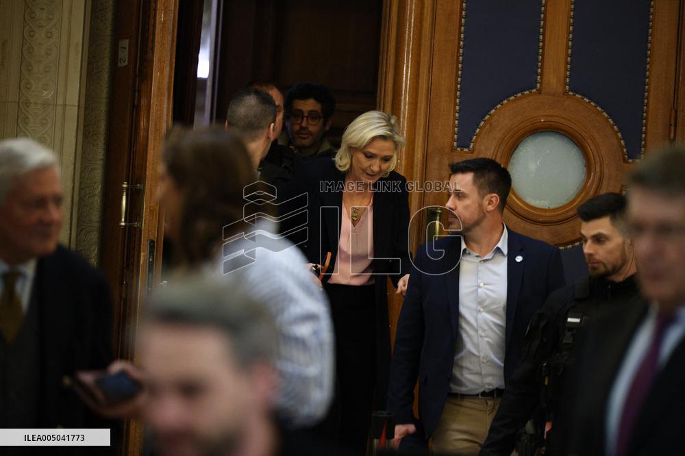 Appeal Trial of Marine Le Pen and RN’s Officials on Suspicion of Embezzlement of European Public Funds - Paris