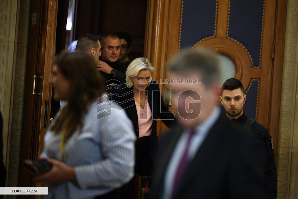 Appeal Trial of Marine Le Pen and RN’s Officials on Suspicion of Embezzlement of European Public Funds - Paris