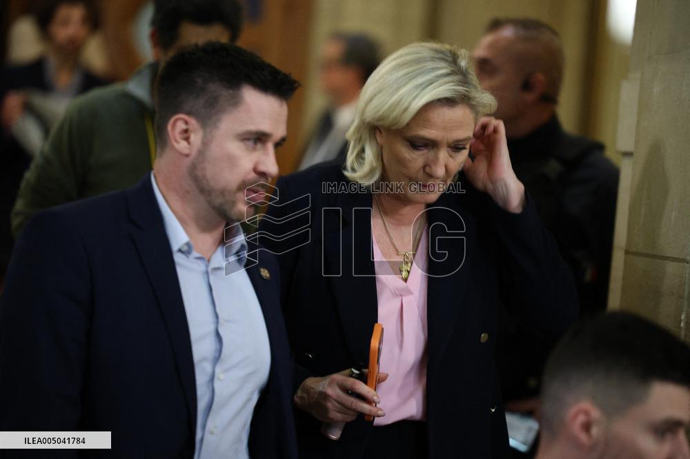 Appeal Trial of Marine Le Pen and RN’s Officials on Suspicion of Embezzlement of European Public Funds - Paris