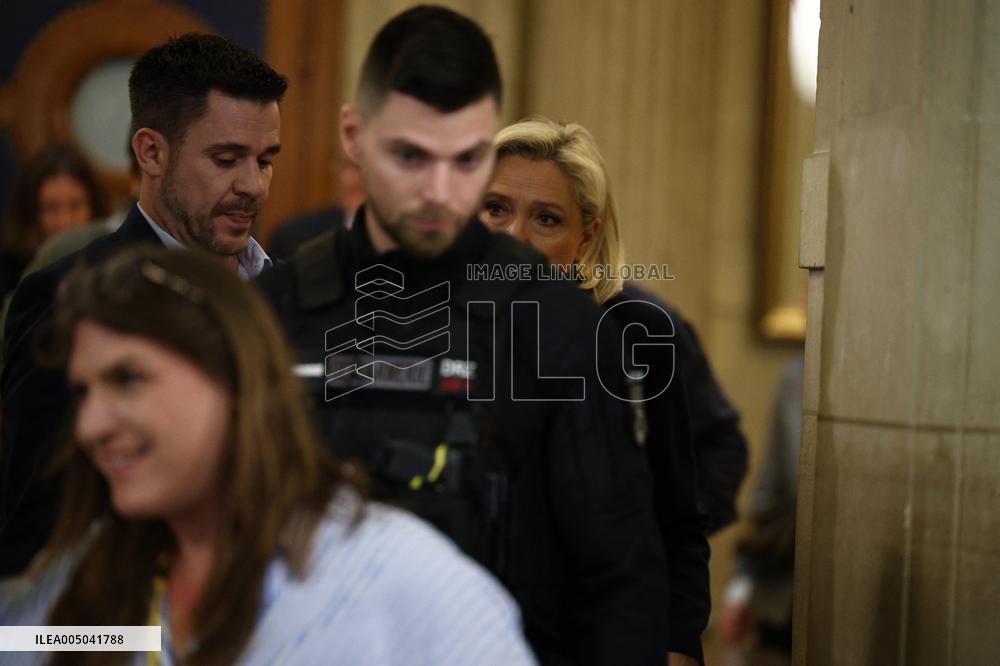 Appeal Trial of Marine Le Pen and RN’s Officials on Suspicion of Embezzlement of European Public Funds - Paris