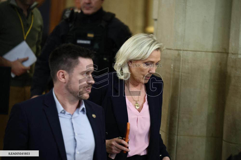 Appeal Trial of Marine Le Pen and RN’s Officials on Suspicion of Embezzlement of European Public Funds - Paris