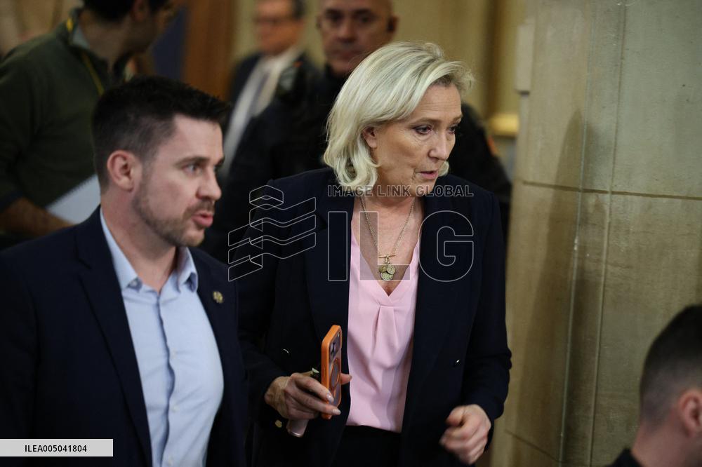 Appeal Trial of Marine Le Pen and RN’s Officials on Suspicion of Embezzlement of European Public Funds - Paris
