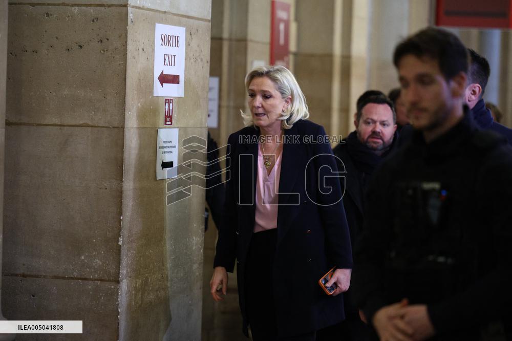 Appeal Trial of Marine Le Pen and RN’s Officials on Suspicion of Embezzlement of European Public Funds - Paris